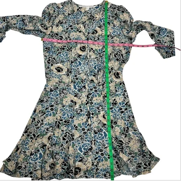 Veronica Beard Riggins Dress in Blue Multi 6 - Picture 5 of 10